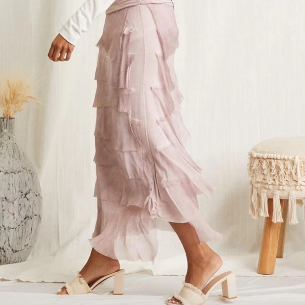 Scandal Made In Italy Layered Ruffle Tulle Skirt - Y2K Balletcore Fairycore - Picture 7 of 7